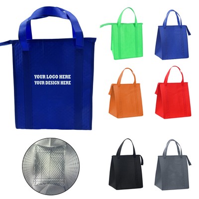 Reusable Non Woven Insulated Lunch Tote Bag