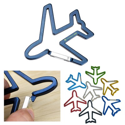 Aircraft Shaped Aluminum Alloy Carabiner