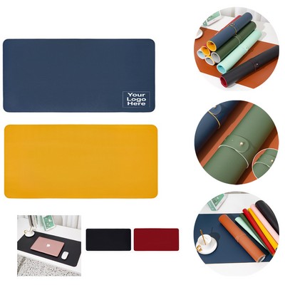Extra Large Double-Sided Leather Mouse Pad