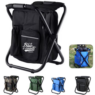 Folding Chair with Cooler Bag