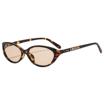 Retro Oval Sunglasses Vintage Small Fashion Shades