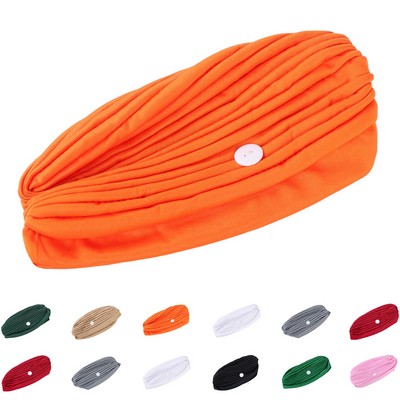 Plain Indian-Style Mask Band with Button