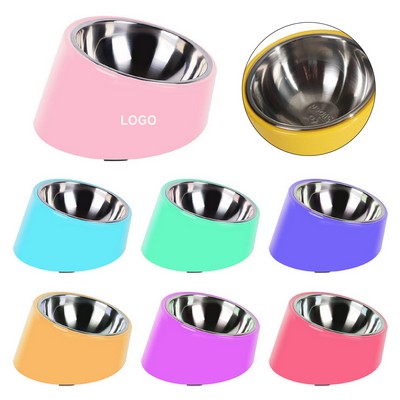 Anti-Mess Slanted Feeding Bowl