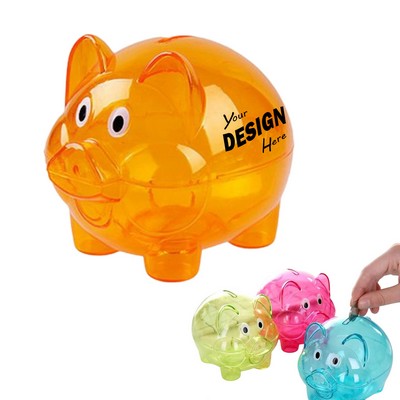 Transparent Piggy Bank
