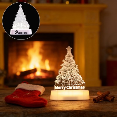 Christmas Tree Color-Changing Night Light