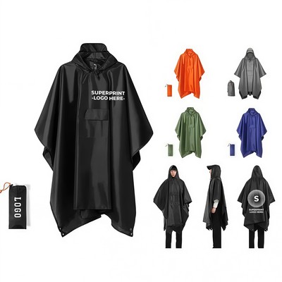 Packable Rain Poncho