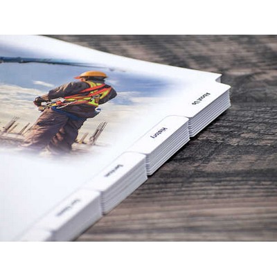 Index Tabs for 3 ring binders CUSTOMIZED