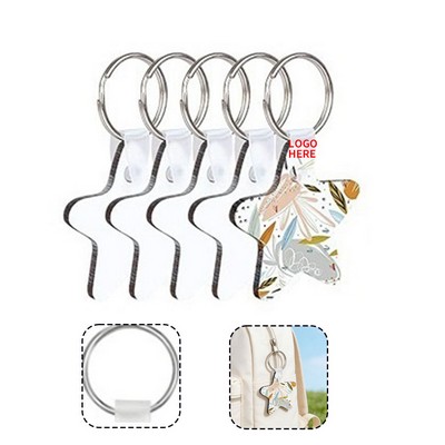 Vibrant Star Wooden Keyring