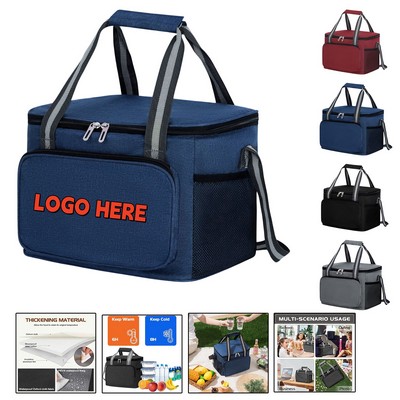 Reusable Insulated Lunch Bag with Shoulder Strap