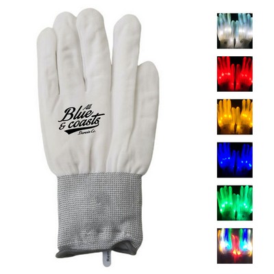 Led 12 Color Flashing Finger Light Up Gloves