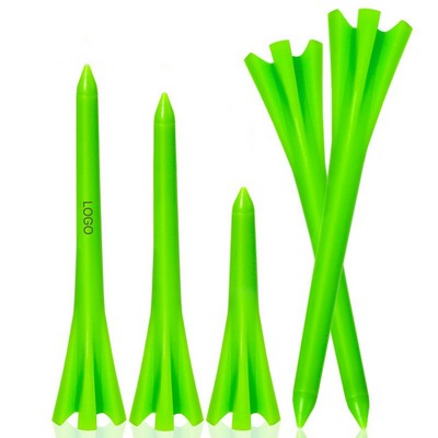 Professional 5-Prong Plastic Golf Tees High-Stability Frictionless Ball Holder Durable 38mm/70mm