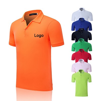 Custom Professional Workwear Mercerized Cotton Polo Shirts