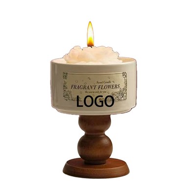 Camellia Flower Candlestick Scented Candle