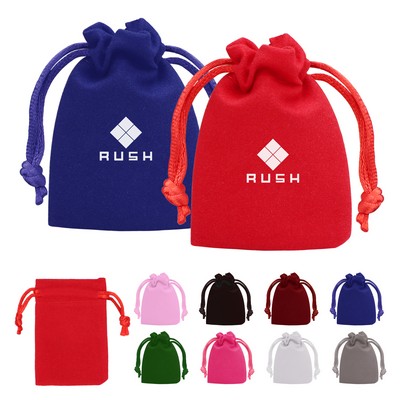 Mini Velvet Drawstring Bag Jewelry Gift Pouch
