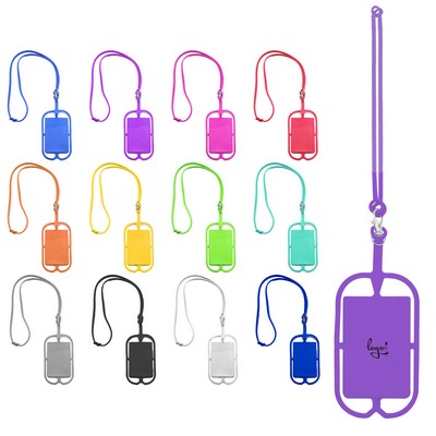 Silicone Lanyard Phone Protective Case