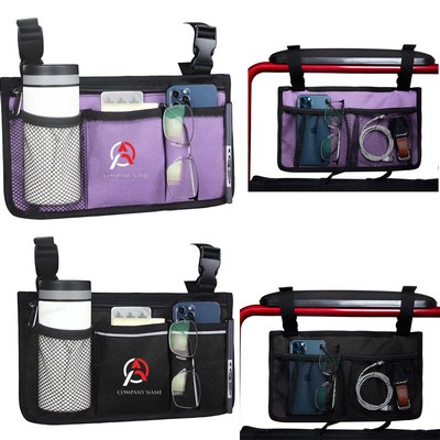 Wheelchair Side Armrest Storage Bag