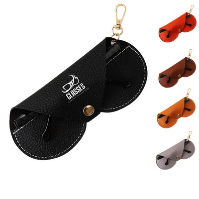 Hook-Attached Portable Eyeglass Storage Pouch