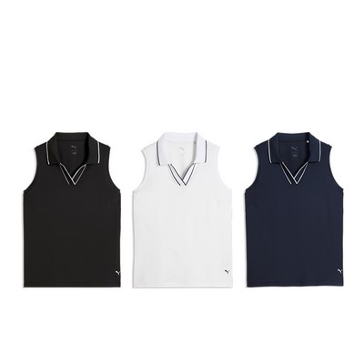 Puma Women's Cloudspun Essential Sleeveless Polo