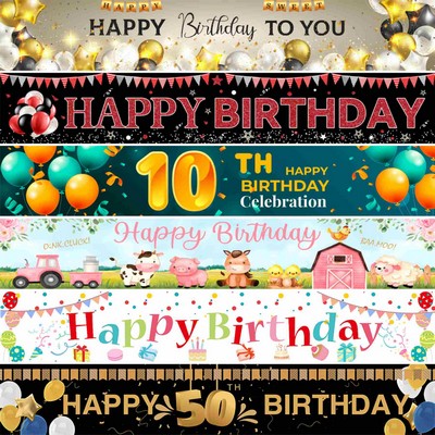 Full Color Printed Party Banner