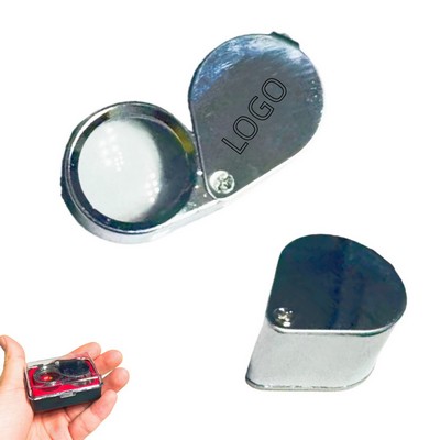 30X Foldable Jewelry Loupe Magnifier with Case
