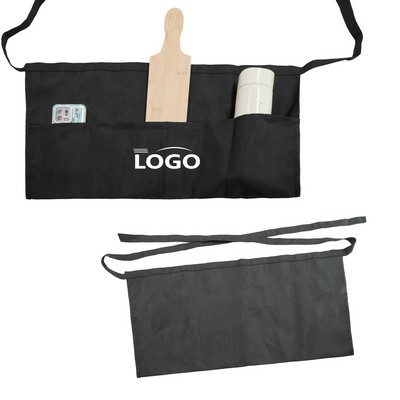 Waitress Waiter Server Short Aprons Waist Apron