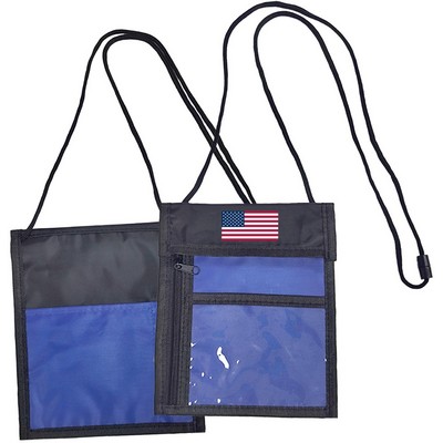 Sublimation Printed 5.9"x7" Neck wallet for Daily Use