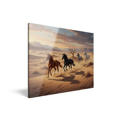 Matte Finish Metal Wall Display for Corporate Branding & Events