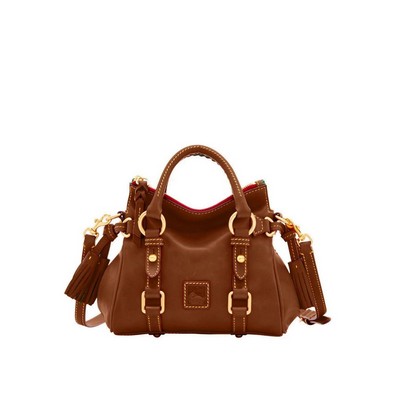 Dooney & Bourke Chestnut Brown Florentine Nano Satchel Bag