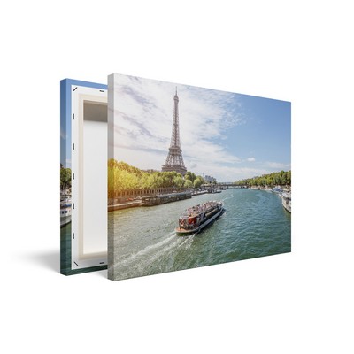 Premium Thick-Frame Canvas Wall Display for Corporate Interiors & Recognition