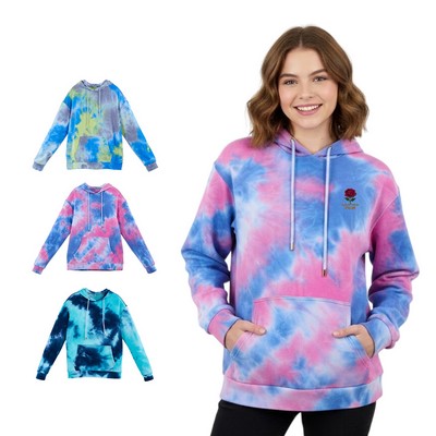 Classic Unisex Tie-Dyed Pullover Hoodie