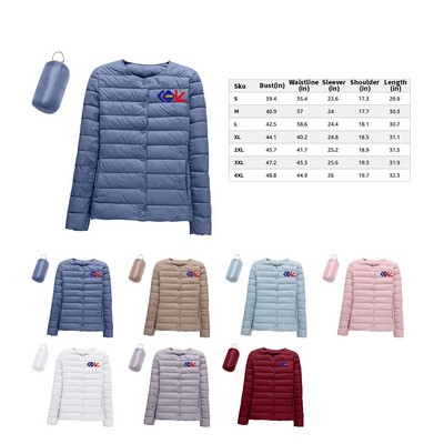 Women's Winter Llightweight Portable Pocket Jacket