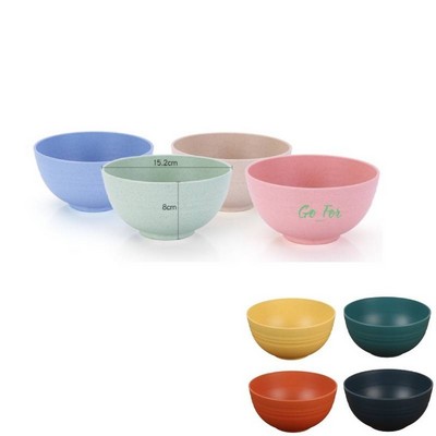 Unbreakable Wheat Straw Cereal Bowls