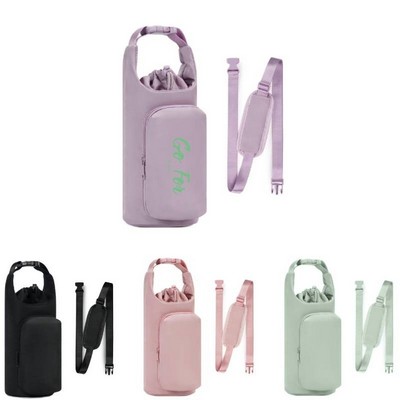 Water Bottle Carrier Bag with Phone Pocket Tumbler