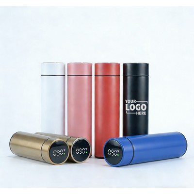 Custom Led Fahrenheit Display Smart Vacuum Water Bottle
