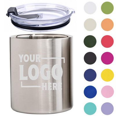 Custom 12 Oz&14 Oz Stainless Steel Double Walled Lowball Tumbler