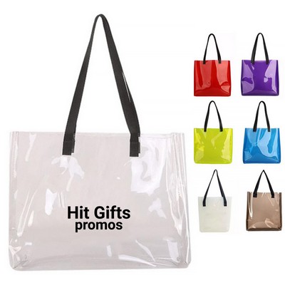 Transparent Shopper Tote Bag