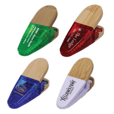 Magnetic Power Clip w/Bamboo Grip