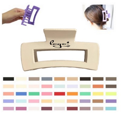 Full Color Square Hair Clips