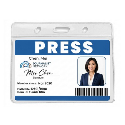 ID Horizontal Badge Holder