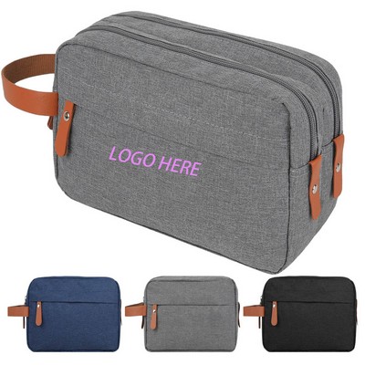 Heathered Travel Toiletry Bag