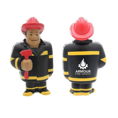 Fire Chief Eye Poppin' Pal Stress Reliever (Spot Color)