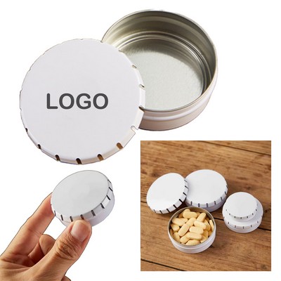 Round Metal Mint Tin