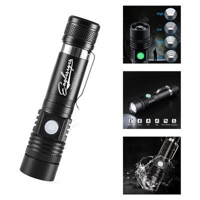 Bright Rechargeable Flashlight