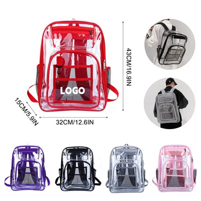 Clear Transparent Backpack