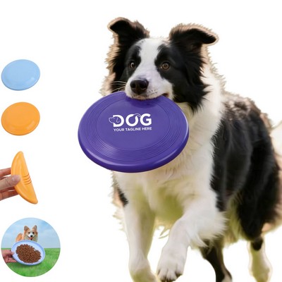 Floating Durable Plastic Dog Frisbee for Water Play