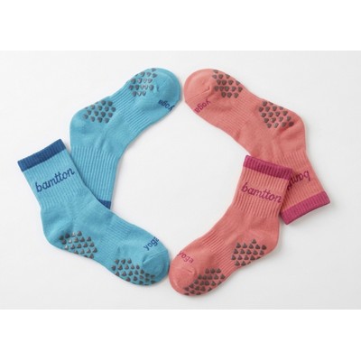 Bamtton™ Flat Knit Custom Grip Midi Socks