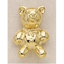 Teddy Bear Marken Design Cast Lapel Pin (Up to 7/8")