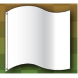 White Final Lap Race Track Flag (3'x3')