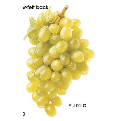 Green Grapes Acrylic Coaster w/Felt Back