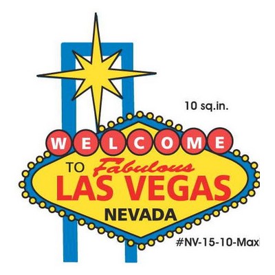 Las Vegas Sign Maxi Magnet (10 Square Inch)